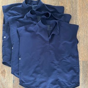 3 SETS - Raf Tops, 2 Zam Joggers (Navy) sz XS